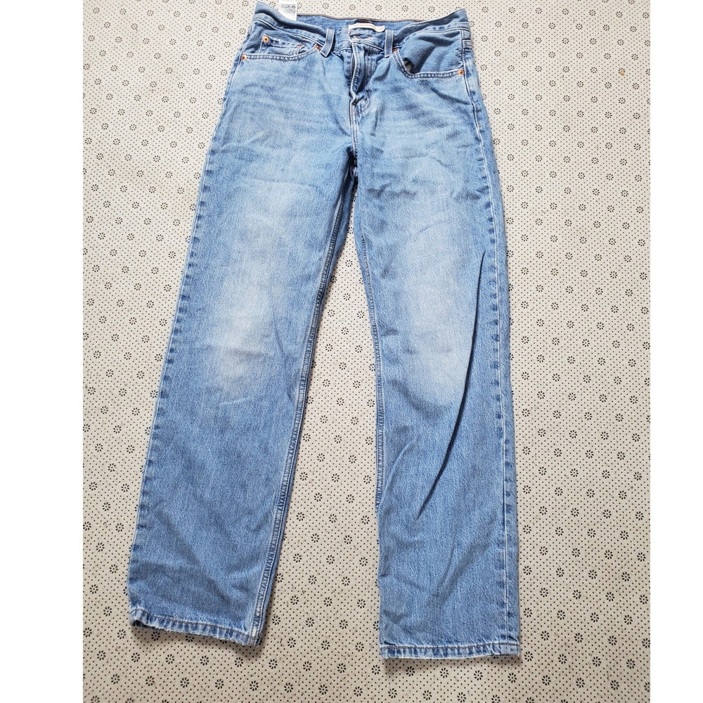 Levi's Straight Leg Jeans - Light Blue Denim